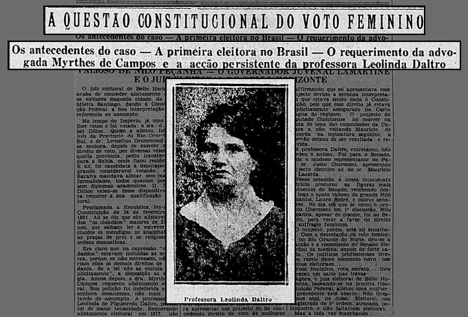 PDF) A Demanda pelo Voto Feminino no Brasil: Abordagem Histórica